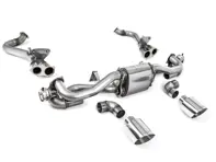 Milltek Sportauspuff mit GPF-Bypass und polierten Blenden. Porsche 718 Cayman GT4 / Boxster GTS 4.0L - 982254351B, 982254351L, 982254351AA, 982254351P, 982254351R, 982254350B, 982254350L, 982254350AA, 982254350P, 982254350R, 982251053F, 982251053H, 982251053K, 982251053E - SSXPO151