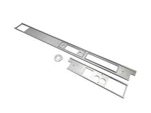 Armaturenbrett-Dekoration im Singer-Stil mit DIN-Radioschacht, LHD. Porsche 964 1989-94 - 964552477007AE, 9645524770005T, 964552479007AE, 9645524790005T, 911552488047AE, 9115524880405T, 964552594007AE, 9645525940005T, 9645520900005T - TK Z 57 SET-6, TK Z 57 SET-5, TK Z 57 SET-4