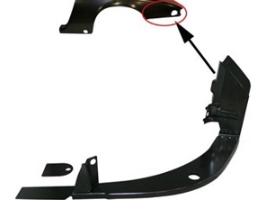 Rear indicator light housing panel. Porsche 911 1969-73 - 90150307323, 90150307423, 591055, 591056, 1680600570, 1680600580, 90150307423GRV, 90150307323GRV - 1680600570, 1680600580, PS8801, PS8802