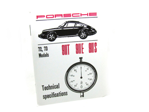 Libro de Especificaciones Técnicas. Porsche 911 T/E/S 1972-73 - WKD422020