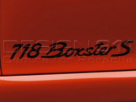 718 BOXSTER Désignation du modèle sur les portes - 98204480010041, 98204480010V04, 98204480010