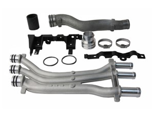 Mise à niveau du système de tuyauterie de refroidissement par eau. Porsche 955 Cayenne 2003-06 - 948106059KIT, 847603064424, 94810604907, 99951238901, 94810624000, 94810623000, 99970737041, 94810605906, 94810625900, 94810626900, 94810627900, 94810601603