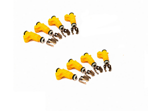 Fuel injectors set of 8 with clips. Porsche 955 Cayenne Turbo - 94860513101, 0280156102, 0 280 156 102, 94860513102