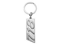 Portachiavi Porsche con scritta 718, argento. - WAP0500300S718