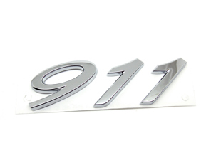 911 - Insigne logo, Chrome pour Porsche 911 - 997.559.231.00, 99755923100