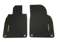 Black Floor Mats - Set of 2 With Contrast Stitching. Porsche 981/718 Boxster & Cayman / 991 Carrera & Turbo - Left-Hand Drive (LHD) - 98155161304, 98155161304SMD, 98155161308SMD, 98155161310SMD, 98155161304SME, 98155161308SME, 98155161310SME, 98155161308, 98155161308TCE, 98155161310TCE, 98155161308TCF, 98155161310TCF, 98155161308TCG, 98155161310TCG, 98155161310, 98155161310QUS, 98155161310RCU