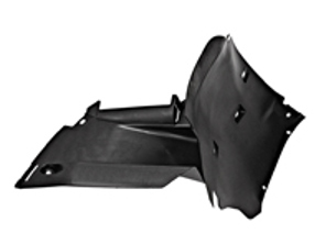 Doublure de passage de roue avant droite. Porsche 996 Carrera - 99650412403, 99650412303