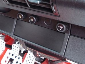 Plaque de blocage radio Rennline. Porsche 911 85>>/964/993 - 9115524630270B, 91155246302 - I21