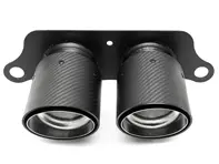 Auspuff Deluxe Dual Style Tips CARBON FIBER. Porsche 991 GT3 - 99111125390, 99111125393