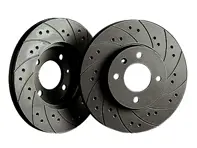 Black Diamond Dischi freno Performance FORATI E SCANALATI ANTERIORI. Porsche 944 TURBO 86-88 - KBD 431, KBD431