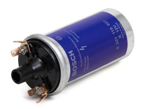 Zündspule 12-V. Porsche 356 1600/S/S90 / 912 - 61660210900, 0221119027, 043905115c, 92860250200