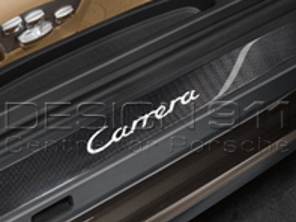Listelli sottoporta in carbonio con logo. Porsche 991 (911)Carrera >>2013 - 99104480020, 99104480021, 99104480022, 99104480023