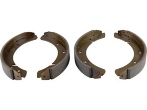 Juego de zapatas de freno de mano. Porsche 356 / 356A / 356B 1950-63 JUEGO DE 4 - 69535103302, 69535103301, 35642015, PCG35103303, 356  42 015