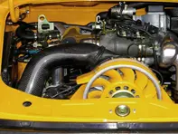 Conduit de chauffage en fibre de carbone Rennline RS. Porsche 964/993 - 96421134101, 99321134103, 96421134101 - M09, M09 NO PLATE