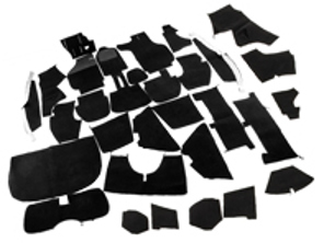 Jeu complet de moquettes intérieures pour Porsche 911 74-84 Targa LHD
