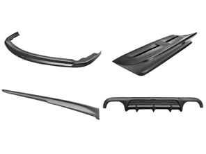 Tradition RS Aero-Kit (schmale Karosserie). Porsche 997.1 C2 - P997.20.7002, P997.20.1020, P997.20.2022, P997.20.3020, P997.20.3021, P997.20.3040