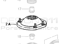 Monture de support. Porsche 964 RS