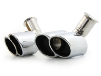 DesignTek Terminali di scarico 4 Tube Design per Porsche 996 C2 / C4 - 99611125154, 99611125161, 99611125254, 99611125255, 99611105402, 99611105404, 99611105403, 99611105302, 99611105304, 99611105303, 99611198100, 99611198200, 99611198102, 99611198202