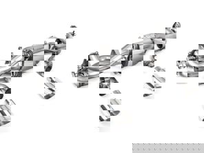 Milltek Sportauspuff ab GPF nach hinten und polierte Zierleisten. Porsche 718 Cayman GT4 / Boxster GTS 4.0L - 982251053E, 982251053K, 982251053F, 98225153H, 982251053D, 982251053G - SSXPO150