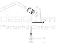 Drop Link Front. Porsche 924 1979-85 - 477411057K, 477411057P