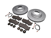 Pastiglie freno ANTERIORI e pacchetto disco freno. Porsche 996 GT3 2003>> ABS - 9975140990, 99735141090, 99635194800, 99761267700, 99635208602