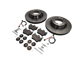 HINTERE Bremsbeläge und Bremsscheibenpaket Porsche 997 3.8L C2S - 99635240502, 99635240501, 99635240601, 99635240602