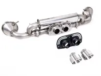 Milltek Sportauspuff Endschalldämpfer mit polierten GT-100 Endrohrblenden. Porsche 992.1 GT3 2021>> - 9GT251052F, 9GT251052G, 9GT251052D, 9GT251052H - SSXPO172