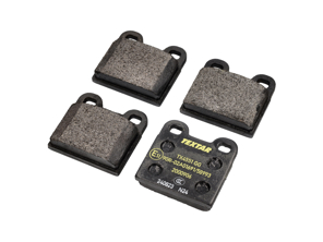 Bremsbeläge, hinten. Porsche 356C / 911 1965-68 - 91135293901, 2000906, 91135293902