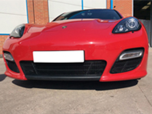 ZunSport Edelstahl-Mittelgrill für Frontstoßstange. Porsche 997.2 Carrera GTS / Modelle mit Aerokit-Frontstoßstange - ZPR31809, ZPR31809