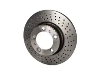 Brake disc rotor, Front. Porsche 981 Boxster 2.7L / 981C Cayman 2.7L (OE Part No 98135140101/98135140201) - 98135140101, 98135140201 - 09.D805.11, 460.1589.20, 460.1590.20, 92279905, 92280005