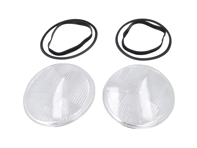 Headlight glass replacement kit LHD. Porsche 911 / 964 - 91163192700/1, 91163196700/1, 91163111502/8, 91163192702, 91163196700, 91163111502, 1305614005, 91163192700