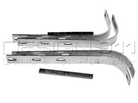Juego de soportes para parachoques delantero. Porsche 356 / 356A - 64450513100 - JG.131.00