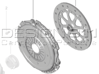 Kupplungssatz. Porsche 991.1 C2/C4 - 99111691310, 3000970056, 9G111691300, 9G111691301, 9G111691302, 9G111691303, 9G111691304, 99111691310, 99111691311