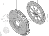Kit frizione. Porsche 991.1 C2/C4 - 99111691310, 3000970056, 9G111691300, 9G111691301, 9G111691302, 9G111691303, 9G111691304, 99111691310, 99111691311