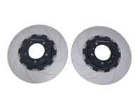 Floating brake disc set slotted. Porsche 991 GT3 / 981 GT4 / 718 GT4 / 718 Spyder - 98135140581, 98135140681, 98135140580, 98135140680, 99135140581, 99135140681 - 9M9GT615301N