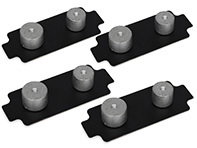 Anti vibration damper 36mm/40mm SET OF 4 Porsche Boxster 986 / 987 / 987C / 996 / 997 - 9963510880, 99635108802