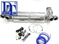 Sportauspuff VALVETRONIC Porsche 997 Turbo mit 200 SPORTS CELL CATS -DesignTek - 55-PS107V, 126195-01, 99711102680