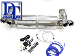 Scarico sportivo VALVETRONIC Porsche 997 Turbo con 200 SPORT CELL CATS -DesignTek - 55-PS107V, 126195-01, 99711102680
