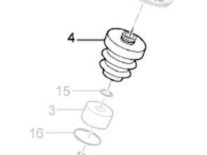 Ressort d'assistance d'amortisseur avant (type suspension pneumatique). Porsche 970 Panamera - 97034330104