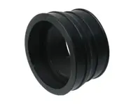 Ansaugmanschette, Ladeluftkühler an Ladeluftkühlerrohr. Porsche 944 Turbo 86-89 - 95111037101 - URO-012313