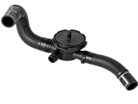 Kühlwasserschlauch mit Unterdruckventil. Porsche 958 Cayenne 3.0L Hybrid 2010–2014 - 95810637402