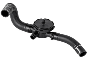 Kühlwasserschlauch mit Unterdruckventil. Porsche 958 Cayenne 3.0L Hybrid 2010–2014 - 95810637402