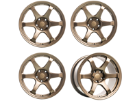 Titan 7 Forged T-D6E 6 Spoke Alloy Wheel Set 18' Techna Bronze. Porsche 987 / 981 / 718 - TD6E1890048513071TB, TD6E1810035513071TB