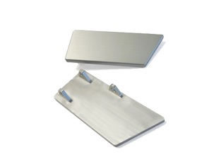 Ensemble de poignées de porte intérieures en aluminium Rennline. PLAINE. Porsche 993 - DH02