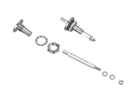 Fresh air valve system complete w/o knob.( Set of 2) Porsche 356 A-T1 - 64457101500, 64457101500B