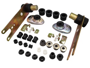 Kit de reconstruction de suspension utilisant des bagues Shore standard. Porsche 911 1970 - 1973 - 90133300309