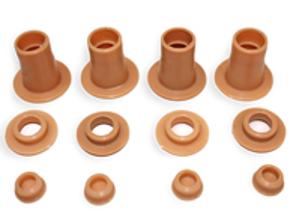 Führungen für Sitzkopfstützen, braun. Porsche 911 / 912 - 90152119300, 00391125109, 90152119301 - B00391125109