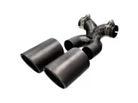 Tuyau d'échappement en titane style GT4 RS. Porsche987.2/981/718 - 98711125831, 98711125860, 98711198130, 98111126100, 98111136100, 98111136160, 98111136161, 98111196100, 98111196101, 982251187H, 982251187N, 982251187L, 982251187R, 982251187G, 982251187J, 982251187Q - 9M82251187NPOL, 9M82251187NBLK, 9M82251187NSIL
