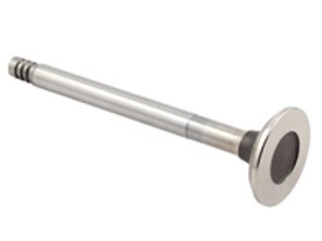 Engine cylinder head exhaust valve. Porsche 914 1.8V / 1.8 - 022109612A, 021109611A, 1873.239