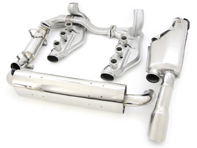 Sistema de escape completo para Porsche 964 en acero inoxidable - 96422092280S, 3606406401, 3606109641, 96421103905, 96421104004, 3606009401, 96411104205, 96411321316, 96411321315, 96411104504, 96411104502, 96411104605, 96421103932